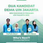 2 Kandidat DEMA UIN Jakarta Adu Gagasan di PEMILWA 2025
