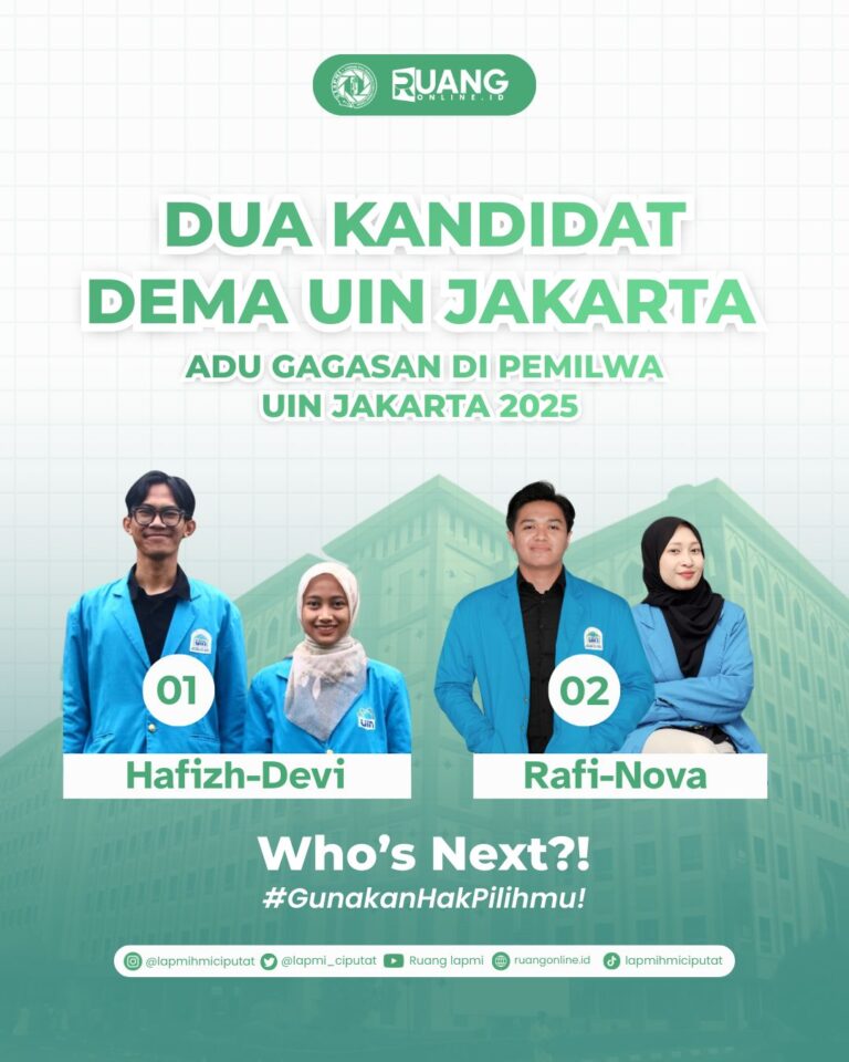 2 Kandidat DEMA UIN Jakarta Adu Gagasan di PEMILWA 2025